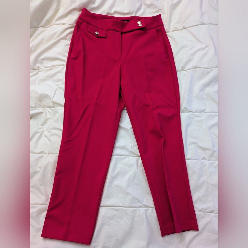 Rachel Zoe | Straight Leg Pants / Size: M / Pink (/Fuschia)